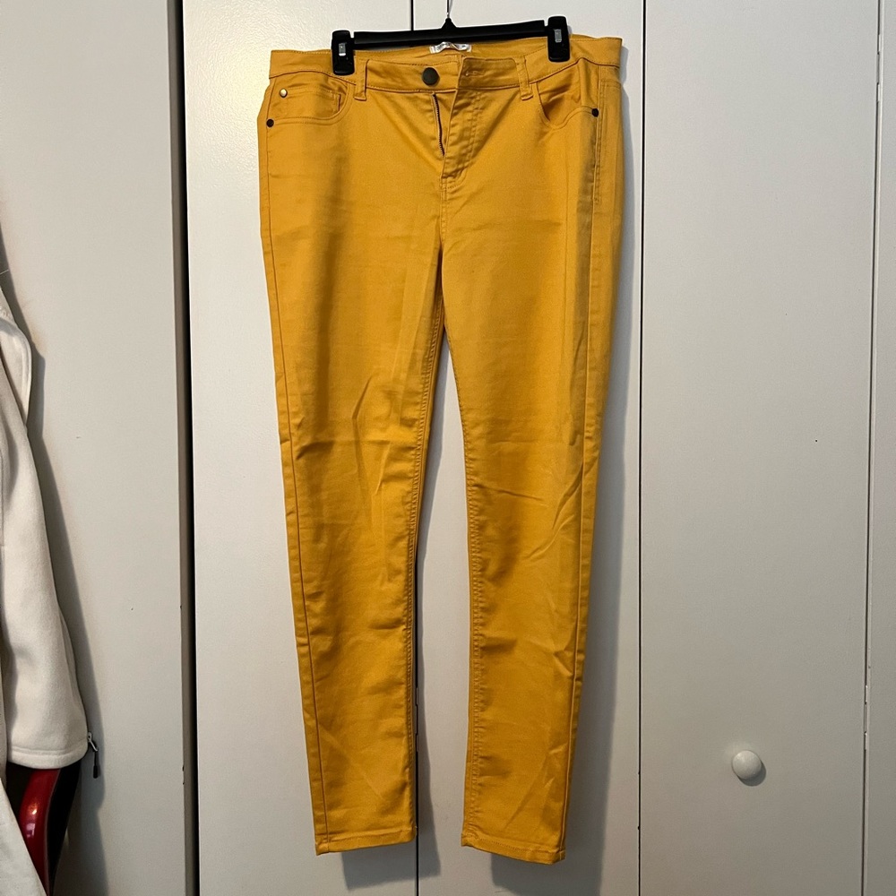 Love Fire Yellow/Mustard straight leg pant